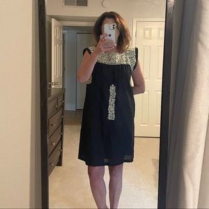 J. Renee Black fully lines Mexican style dress-Medium